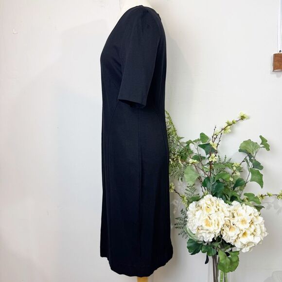 Cabi Claire Black Sheath Dress | Size 8 | LBD - Picture 5 of 15